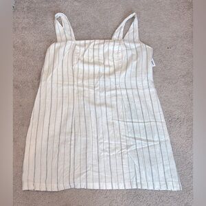 Old Navy White and Blue Striped Dress
